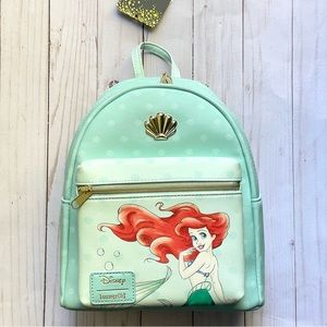 Loungefly Disney The Little Mermaid Ariel & Shells Mini Backpack